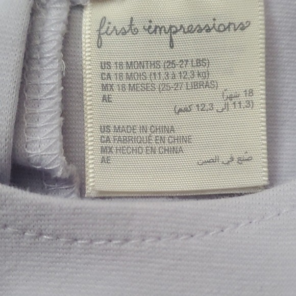 First Impressions baby girl outfit - Picture 3 of 9